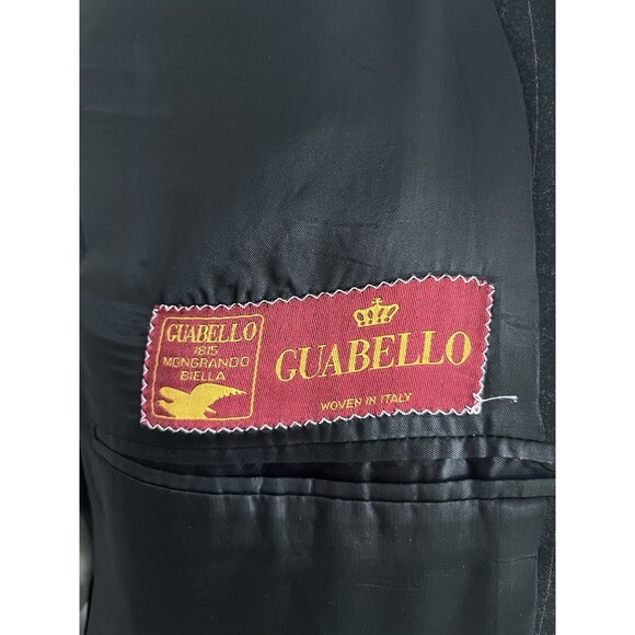 PAL ZILERI Guabello Men 42-44R Blazer Designer Wool Pinstripe Suit Jacket Italy - Picture 12 of 16